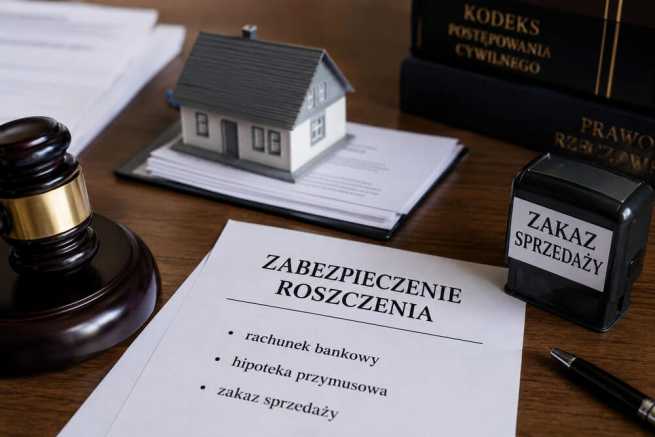Zabezpieczenie roszczenia w sprawie cywilnej: rachunek, hipoteka i zakaz sprzedaży